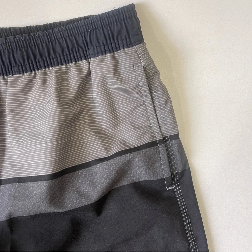 O’Neill Cruzers Swim Trunks Gray Black Size Large